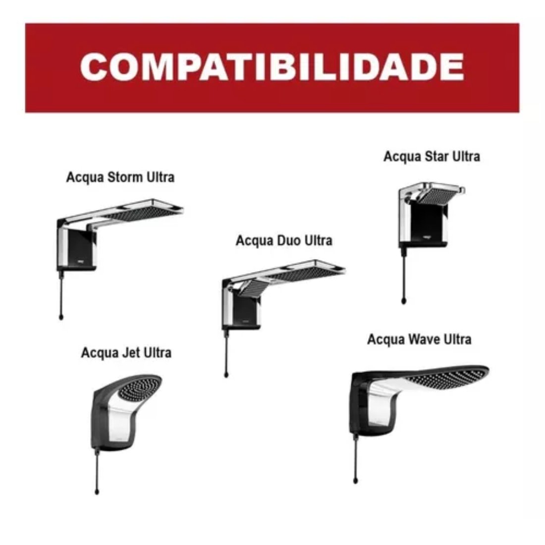 Resistência Storm/star 5500w 127v 3065 Lorenzetti - 3