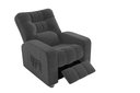 Ver imagem 3 de Poltrona Reclínavel Mx7 Azera Veludo Cinza E425 - Matrix