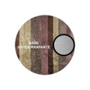 Ver imagem 3 de Tapete Redondo 2,00m Quarto Sala Escritório Pelo Macio.:Listrado Capuccino