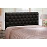 Cabeceira Cristal 1,60 Cm Cama Box Queen Corino Preto - 2