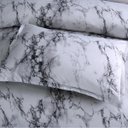 Ver imagem 4 de Jogo de Cama Casal King 7 Peças com Edredom Mármore Decor