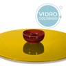 Prato Giratório Vidro Serigrafado 90cm X 8mm Amarelo - 4