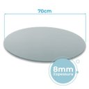 Ver imagem 2 de Prato Giratório Vidro Serigrafado 70cm X 8mm Off-White