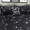 Ver imagem 2 de Lençol com Elástico Casal King 4 Pç Star Decor com Almofada
