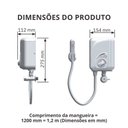 Ver imagem 5 de Ducha Higiênica Elétrica Cardal com Aquecedor de 4 Temperaturas Branca 220v