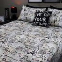 Ver imagem 3 de Lençol com Elástico Casal King 4 Peças Paris Decor com Almofada
