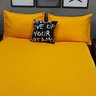 LENÇOL COM ELÁSTICO CASAL SUPER KING 4 UN AMARELO ALMOFADA - 3