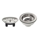 Ver imagem 1 de Válvula Tramontina Econômica para Pias e Cubas 4 1/2" sem Escape em Aço Inox e Polipropileno Tramont