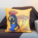 Ver imagem 3 de Kit com 3 Capas para Almofadas Decorativas Mulheres Africanas