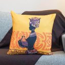 Ver imagem 5 de Kit com 3 Capas para Almofadas Decorativas Mulheres Africanas