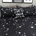 Ver imagem 2 de Lençol com Elástico Casal Queen 4 Pç Star Decor com Almofada