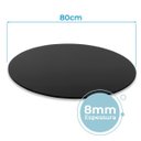 Ver imagem 2 de Prato Giratório Vidro Serigrafado 80cm X 8mm Preto