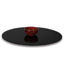 Ver imagem 1 de Prato Giratório Vidro Serigrafado 80cm X 8mm Preto