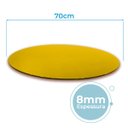 Ver imagem 2 de Tampo De Vidro Temperado Serigrafado 70cm X 8mm Amarelo