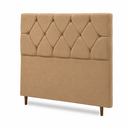 Ver imagem 3 de Cabeceira para Cama Casal Estofada 1,38 m Zoe Vilajo – Suede Camurça