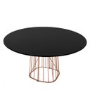 Ver imagem 1 de Tampo De Vidro Temperado Serigrafado 70cm X 8mm Preto