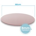 Ver imagem 2 de Tampo De Vidro Temperado Serigrafado 80cm X 8mm Rose