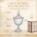Ver imagem 4 de Potiche Decorativo Hauskraft Melina em Vidro com Tampa 19cm