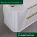Ver mais imagens de Conjunto para Banheiro Alice 1 Metro Suspenso com Cuba Stella - Fabribam