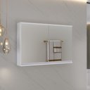 Ver imagem 4 de Conjunto para Banheiro Alice 1 Metro Suspenso com Cuba Stella - Fabribam