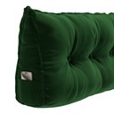 Ver imagem 6 de Kit 02 Almofadas para Cabeceira Encosto Apoio Lombar Spot 140cm com Porta Celular Veludo - Desk Desi