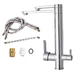 Torneira Gourmet Giratoria de Filtro Metal Inox Suporte Filtro Gourmet Pia Mesa Cozinha Churrasqueir - 5