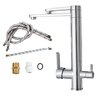 Torneira Gourmet Giratoria de Filtro Metal Inox Suporte Filtro Gourmet Pia Mesa Cozinha Churrasqueir - 5