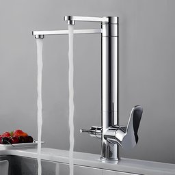 Torneira Gourmet Giratoria de Filtro Metal Inox Suporte Filtro Gourmet Pia Mesa Cozinha Churrasqueir - 4