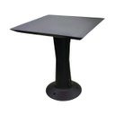 Ver imagem 1 de Mesa 4 Lugares Netuno 70cm em Polipropileno Preto Acrilys