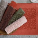 Ver imagem 2 de Toalha de Piso Jacquard Confort Pedra 680g/m² - 70cm X 50cm Döhler Cor:telha