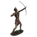 Ver imagem 2 de Imagem Oxóssi Orixá Estátua Umbanda Candomblé Resina Prime