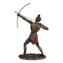 Ver imagem 4 de Imagem Oxóssi Orixá Estátua Umbanda Candomblé Resina Prime