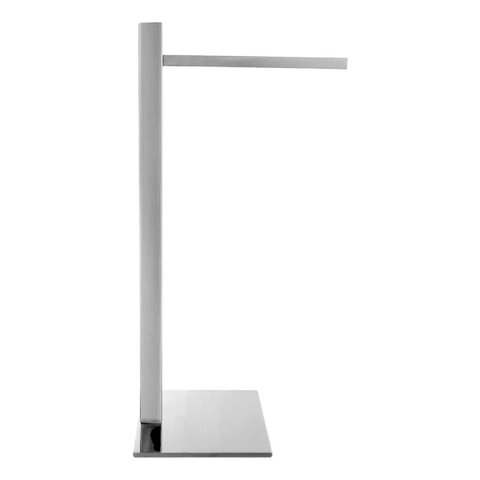 Toalheiro de Pia Bancada Lavabo Simples Quadrado Inox
