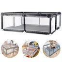 Ver imagem 1 de Cercadinho Infantil Cercado Grande Chiqueirinho Proteção Bebê Criança Seguro Desmontável Portátil