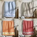 Ver imagem 2 de Pano de Copa Felpudo Jacquard Vida 340g/m 45cm x 70cm Döhler Cor:PORCELANA