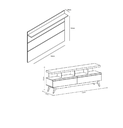 Ver imagem 4 de Rack com Painel para TV 65" Sala Vivare Wood 1,60 Giga Móveis:OffWhite/Freijó