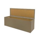 Ver imagem 3 de Conjunto Cabeceira Casal Estofada e Calçadeira Baú Espresso Móveis