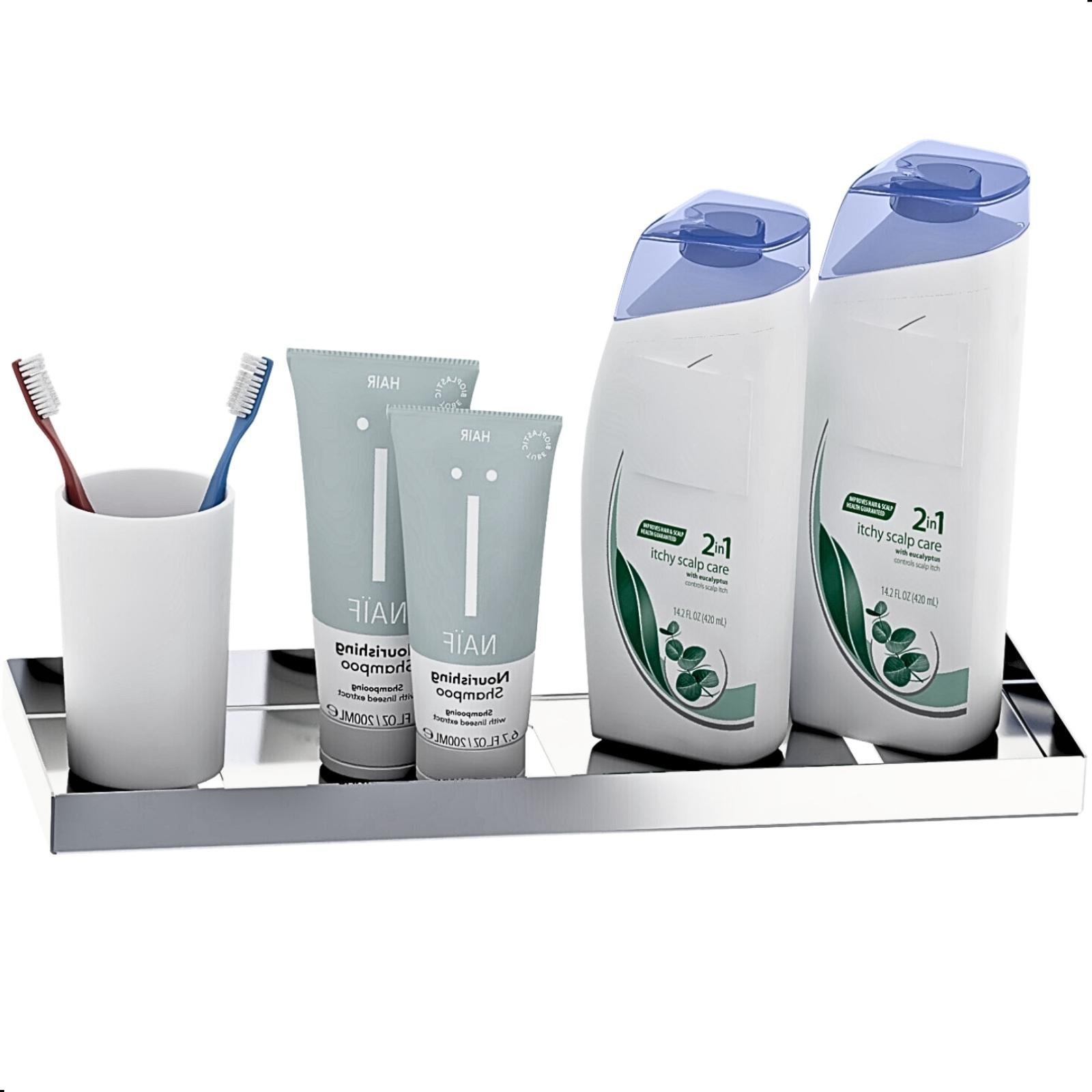 Porta Shampoo Suporte de Parede Banheiro Inox F.max - 2