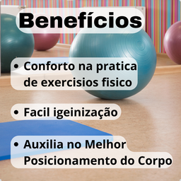 Colchonete para Exercícios e Academia 60x100cm D23 Sports Mania - Azul - 4