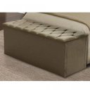 Ver imagem 7 de Conjunto Cabeceira Casal Estofada e Calçadeira Baú Espresso Móveis