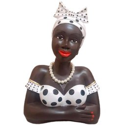 Boneca Namoradeira Grande Com Laço No Cabelo - Branca - 1