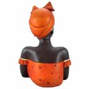 Ver imagem 2 de Boneca Namoradeira Grande Com Laço No Cabelo - Laranja