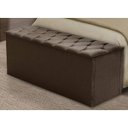 Ver imagem 4 de Conjunto Cabeceira Queen Estofada e Calçadeira Baú Captone Espresso Móveis