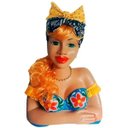 Ver imagem 1 de  Namoradeira Grande Cabelo Ruivo Com Laço Floral