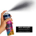 Ver imagem 6 de Tinta Spray 400ml Cinza Grafite Uso Geral em Aço Ferro Gesso Cerâmica Couro | Universo | Kit 03 Un