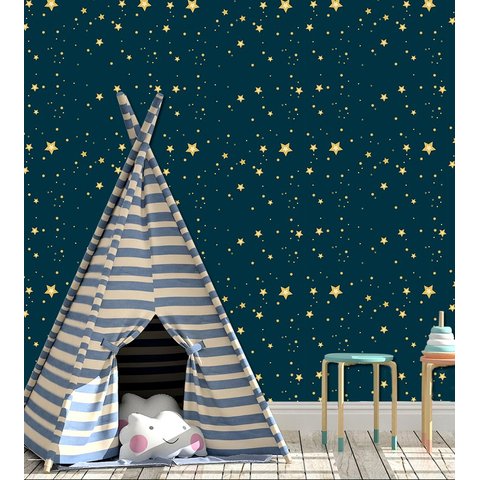 Papel de Parede Infantil Estrelas no Ceu