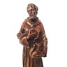 Imagem De São Francisco De Assis 32 Cm Cor Madeira - 5