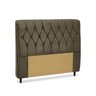 Conjunto Cabeceira Queen Estofada e Calçadeira Baú Espresso Móveis - 2
