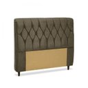 Ver imagem 2 de Conjunto Cabeceira Queen Estofada e Calçadeira Baú Espresso Móveis