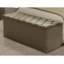 Ver imagem 3 de Conjunto Cabeceira Queen Estofada e Calçadeira Baú Espresso Móveis